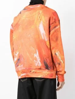 Moschino crew neck logo-print sweatshirt