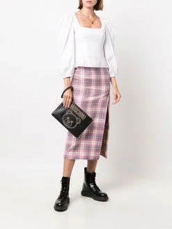 Moschino Teddy studded clutch