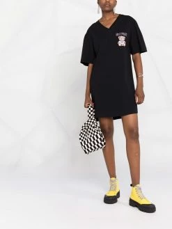 Moschino Teddy Bear print T-shirt dress