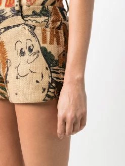 Moschino sketch-print shorts