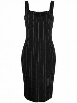 Moschino pinstripe-print mini dress