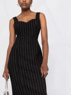 Moschino pinstripe-print mini dress