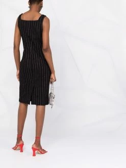 Moschino pinstripe-print mini dress