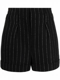 Moschino pinstripe-print high-waisted shorts