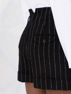 Moschino pinstripe-print high-waisted shorts