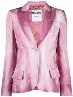 Moschino brushed effect blazer
