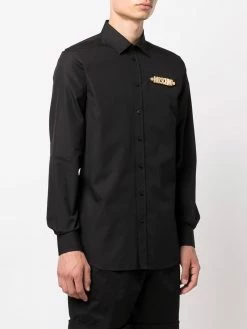 Moschino lettering logo cotton shirt