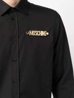 Moschino lettering logo cotton shirt