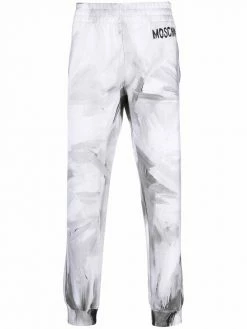 Moschino logo-print detail track pants