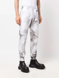 Moschino logo-print detail track pants