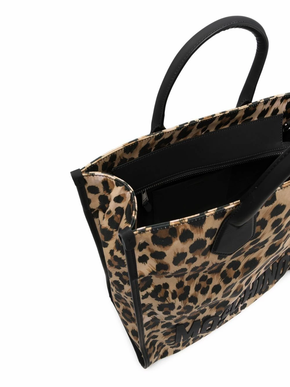 Buy ⌛ Moschino Leopard print tote bag ⌛ 7 Moschino leopard-print tote bag