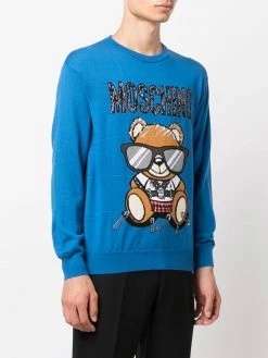 Moschino toy-bear print jumper