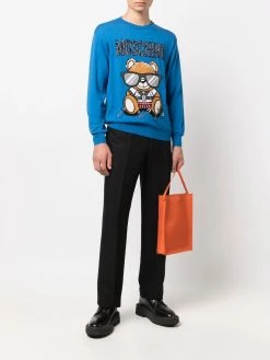 Moschino toy-bear print jumper