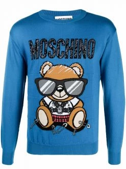 Moschino toy-bear print jumper