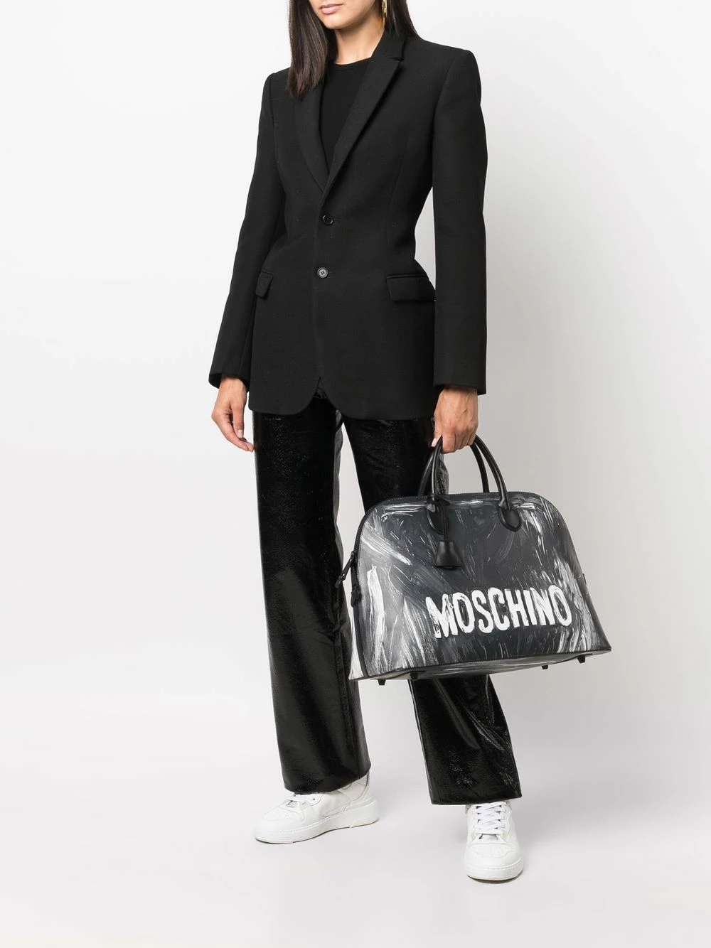 Brand new ๐ฅ Moschino Paint brush print tote bag โ๏ธ 4 Moschino paint brush-print tote bag