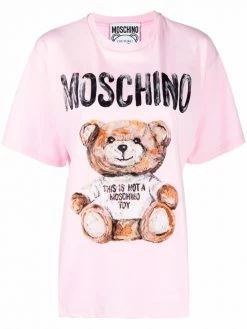 Moschino teddy logo print T-shirt