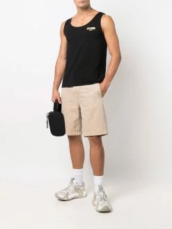 Moschino logo-print vest top