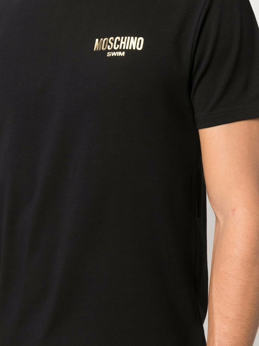 Deals โ๏ธ Moschino Swim logo print T ๐ shirt ๐ 7 Moschino Swim logo-print T-shirt