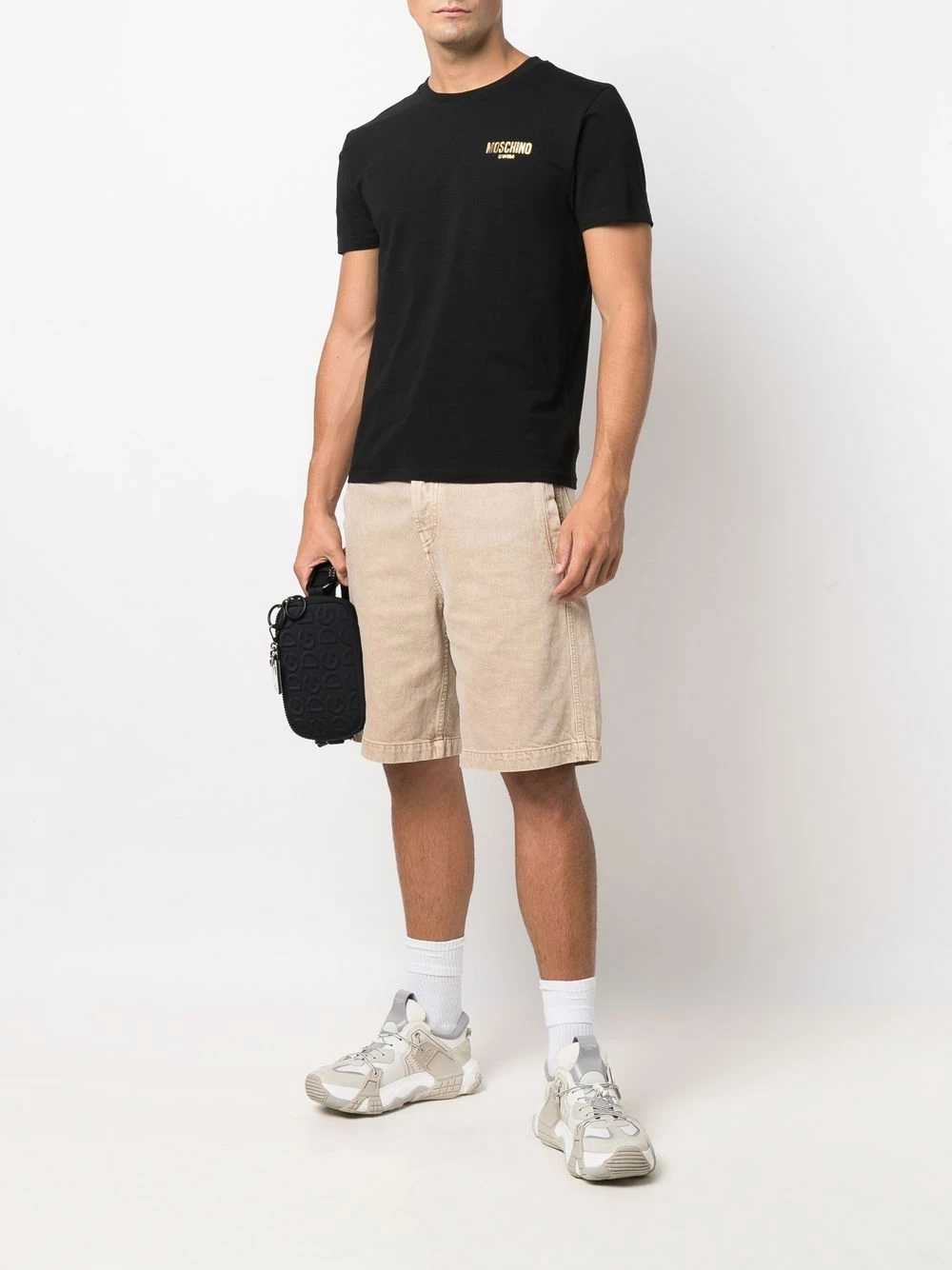 Deals โ๏ธ Moschino Swim logo print T ๐ shirt ๐ 4 Moschino Swim logo-print T-shirt