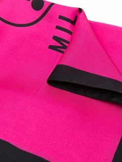 Moschino logo-print silk handkerchief