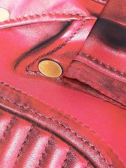 Moschino Biker jacket-print silk scarf