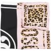 Coupon โญ Moschino Leopard logo print silk scarf ๐ 2 Moschino leopard logo-print silk scarf