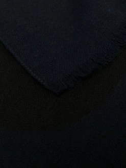 Moschino frayed-edge wool scarf