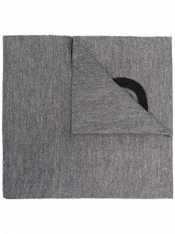 Moschino logo-print detail scarf