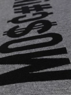 Moschino logo-print detail scarf