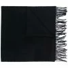 Moschino logo-knit fringed scarf