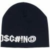 Moschino logo-knitted beanie