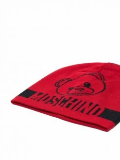 Moschino Teddy Bear motif beanie