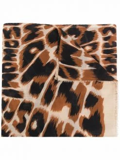 Moschino leopard-print scarf