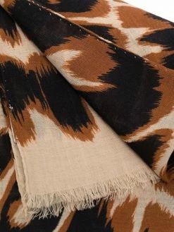 Moschino leopard-print scarf