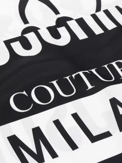 Moschino two-tone logo-print scarf