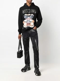 Moschino teddy-print hoodie