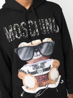 Moschino teddy-print hoodie