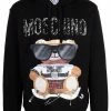 Moschino teddy-print hoodie