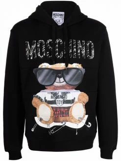 Moschino teddy-print hoodie