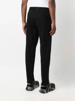 Moschino logo embellished tailored trousers