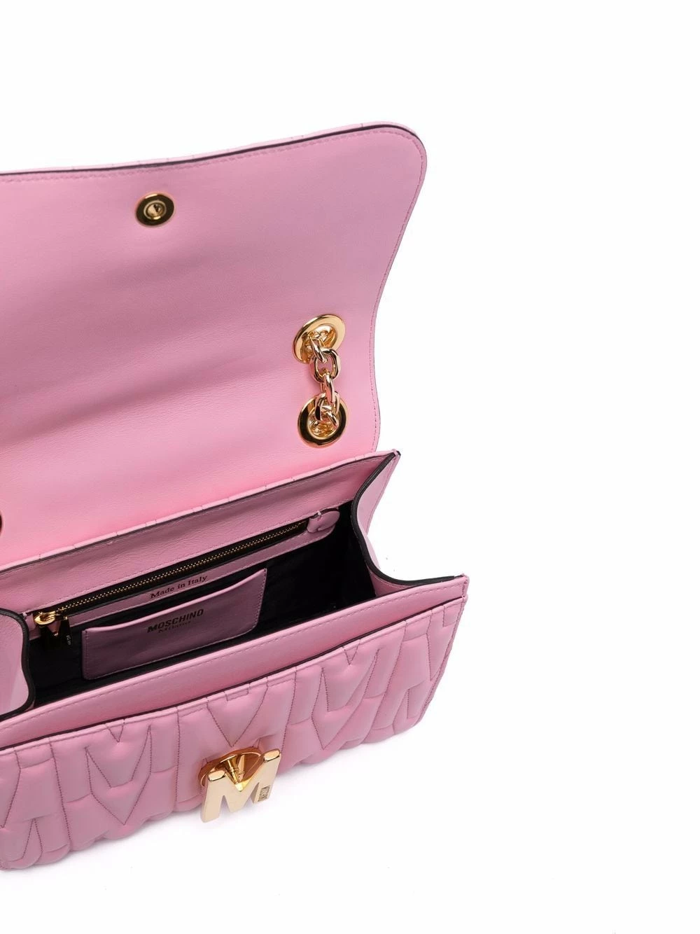 Flash Sale ❤️ Moschino Logo plaque quilted leather shoulder bag ⌛ 7 Moschino logo-plaque quilted leather shoulder bag