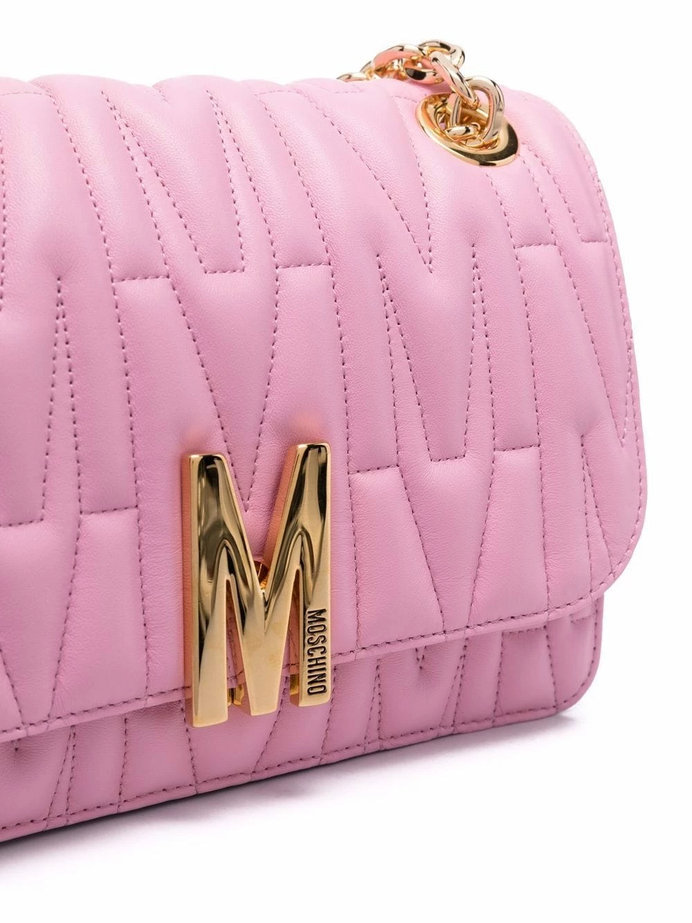 Flash Sale ❤️ Moschino Logo plaque quilted leather shoulder bag ⌛ 6 Moschino logo-plaque quilted leather shoulder bag