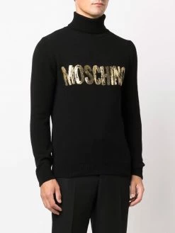Discount ๐ฅฐ Moschino Painted logo cashmere jumper ๐ 9 Moschino painted-logo cashmere jumper