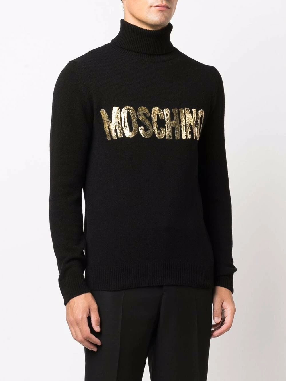 Discount ๐ฅฐ Moschino Painted logo cashmere jumper ๐ 5 Moschino painted-logo cashmere jumper