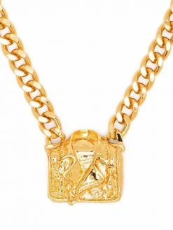 Moschino jacket chain-link necklace