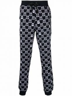 Moschino chain-logo print joggers