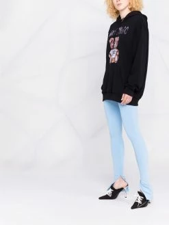 Moschino teddy bear-print pullover hoodie