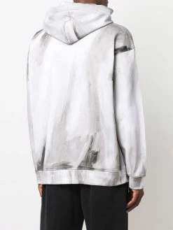 Moschino logo-print pullover hoodie