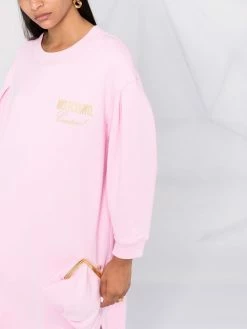 Moschino clutch-embellished jumper dress