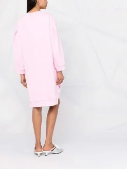 Moschino clutch-embellished jumper dress